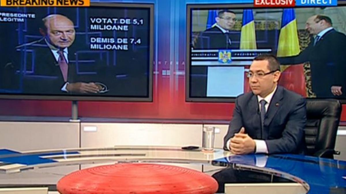 Victor Ponta: Nu exclud posibilitatea de a candida la preşedinţie