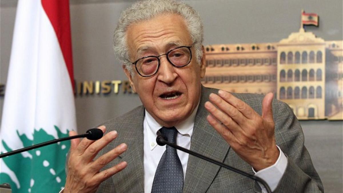 Emisarul internaţional pentru Siria, Lakhdar Brahimi, a demisionat