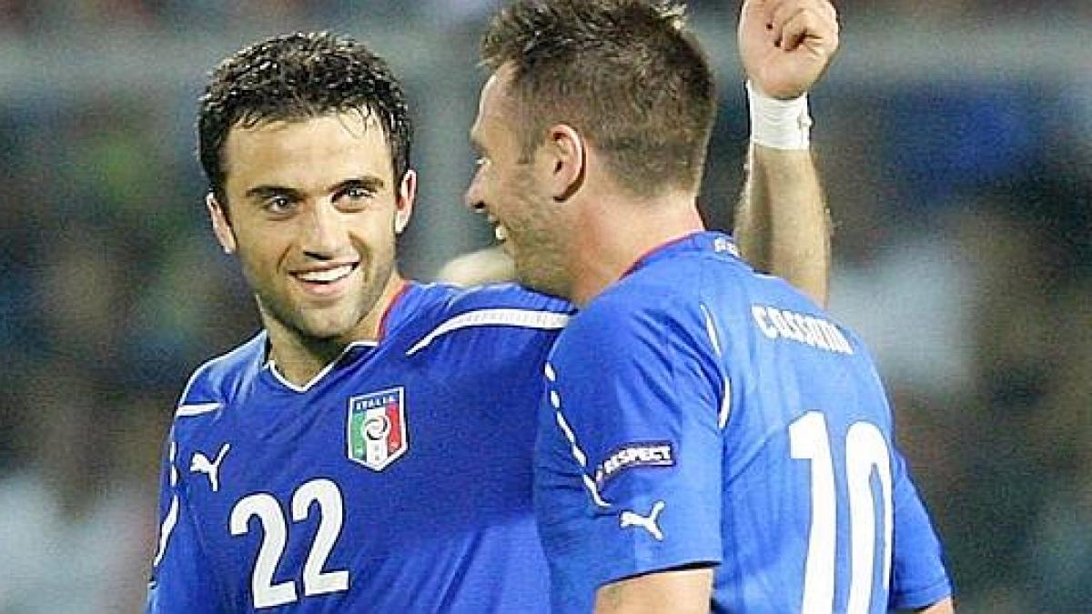 Giuseppe Rossi şi Antonio Cassano, în lotul Italiei pentru Cupa Mondială