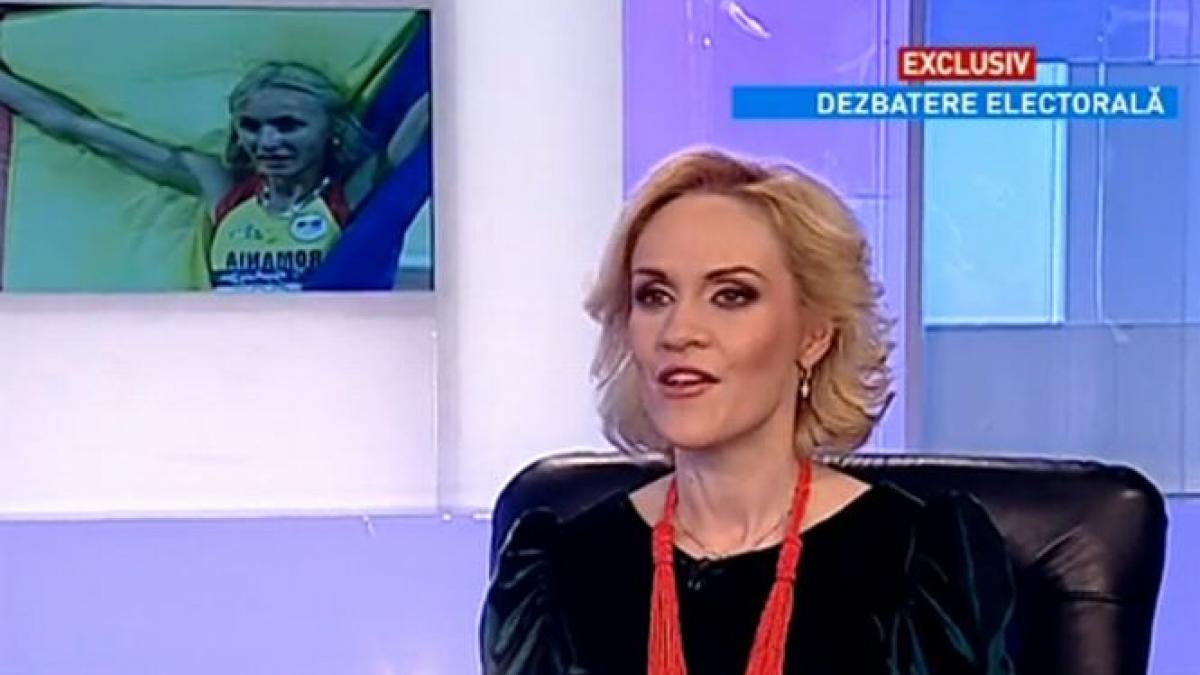 Gabriela Firea, la Q&amp;A: Pentru mine, Gabriela Szabo nu este doar un campion