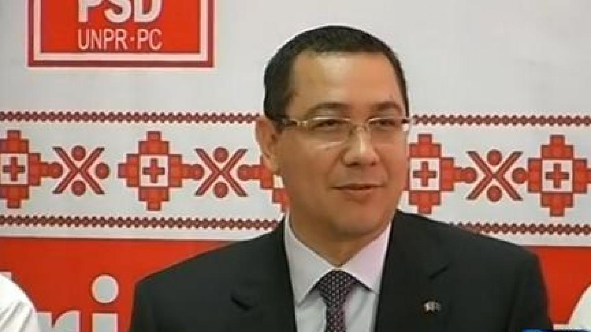 Ponta: Domnul Antonescu e un adevărat social-democrat. Ar putea fi preşedintele PSD