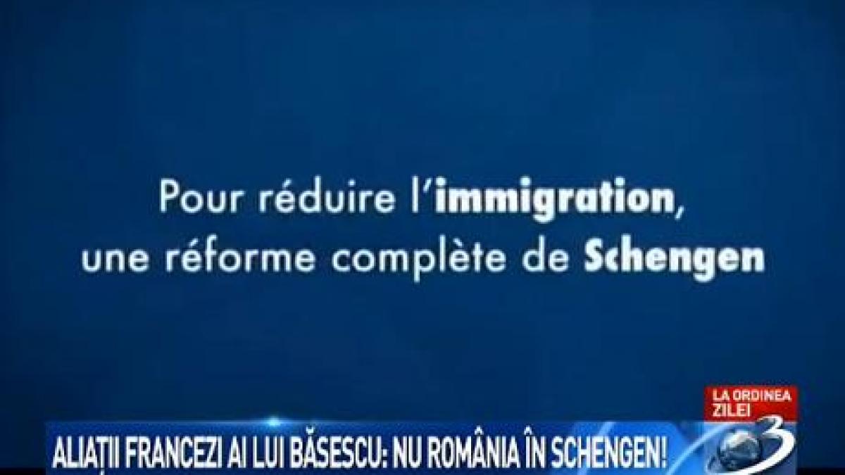 Aliaţii francezi ai lui Băsescu nu vor România în Schengen. Radu Tudor: În contextul a ceea ce face Rusia, e periculos să spui aşa ceva