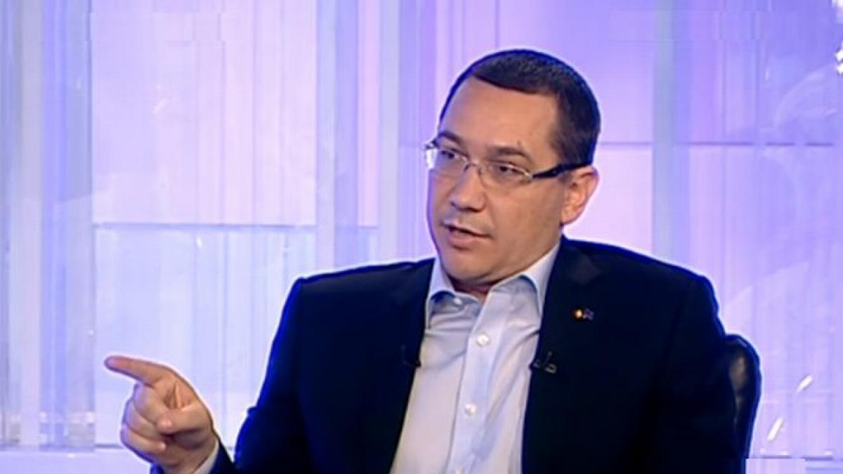 Ponta: S-au făcut PRESIUNI uriaşe asupra mea pentru Adamescu