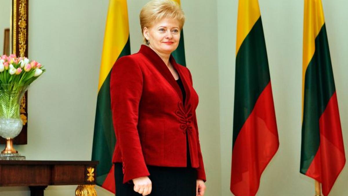 Preşedintele Lituaniei, Dalia Grybauskaite, a câştigat al doilea mandat în fruntea ţării