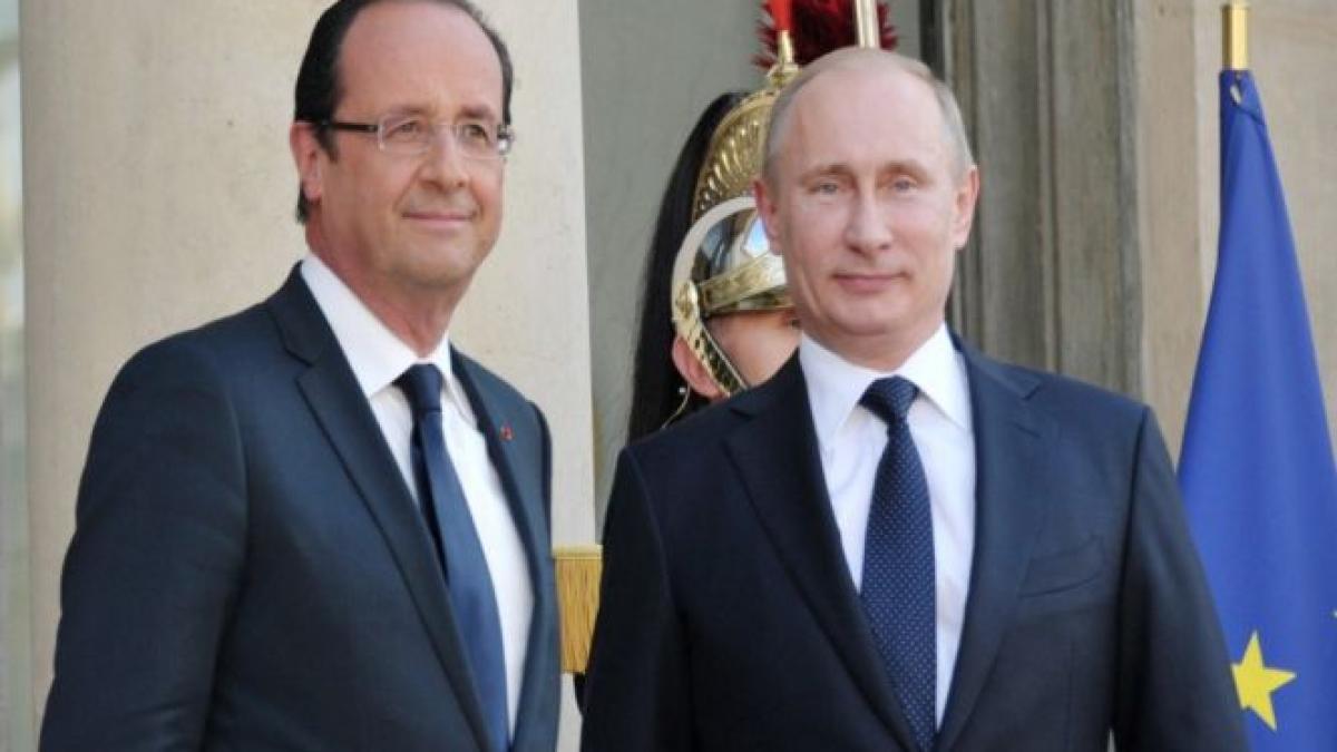 Putin şi Hollande vor discuta criza din Ucraina