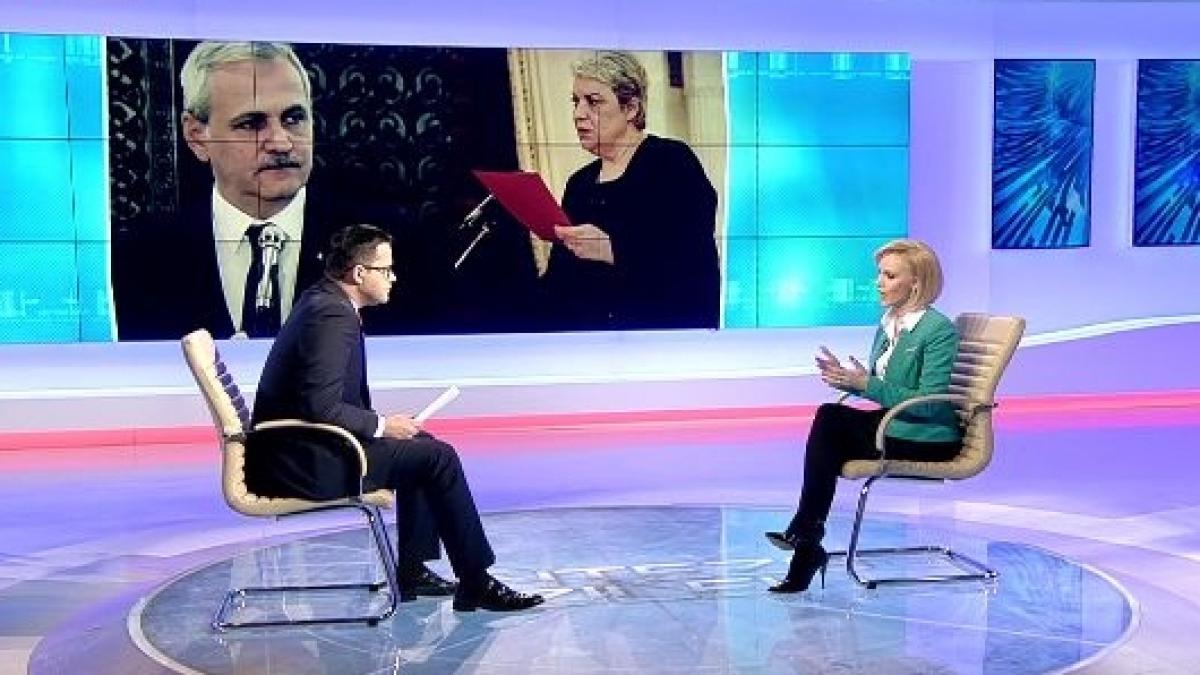 Gabriela Firea, la Sinteza zilei: ”Liviu Dragnea este persoana cea mai îndreptățită să fie prim-ministrul României”