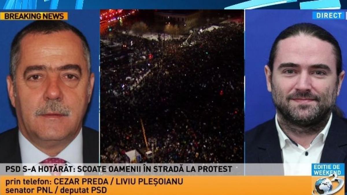 Discuție tensionată, în direct la Antena 3, pe tema mitingului anunțat de PSD: Nu mai există dialog!