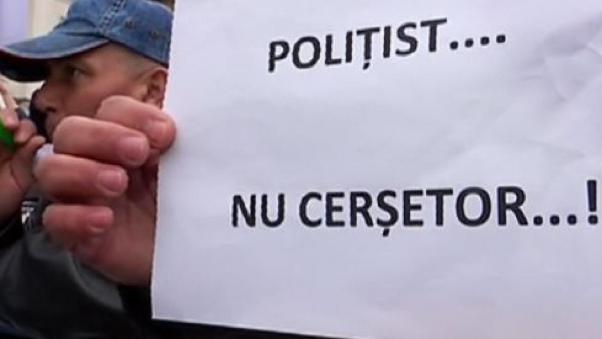 Polițiștii cer majorarea salarilor. Lider de sindicat: Am ajuns să protestăm. Ce putem să facem?