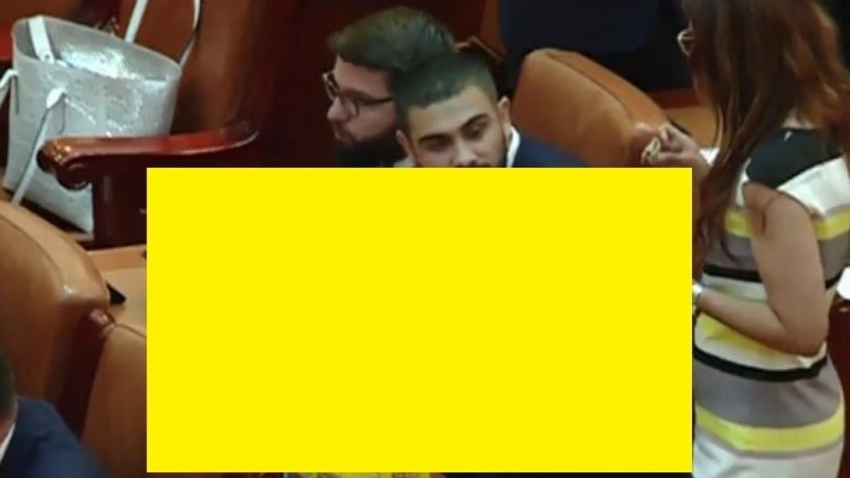 Momente amuzante în Parlament. Ce făceau câțiva parlamentari în așteptarea moțiunii