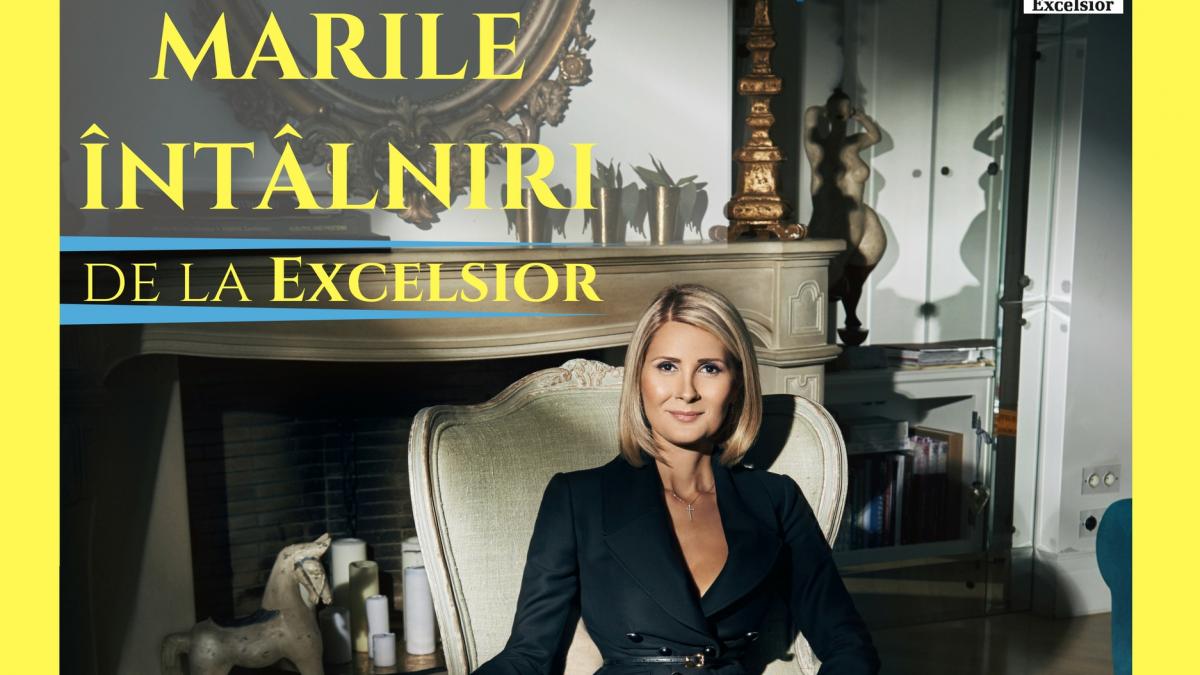 Alessandra Stoicescu - primul jurnalist din România invitat la Marile Întâlniri de la Teatrul Excelsior! 