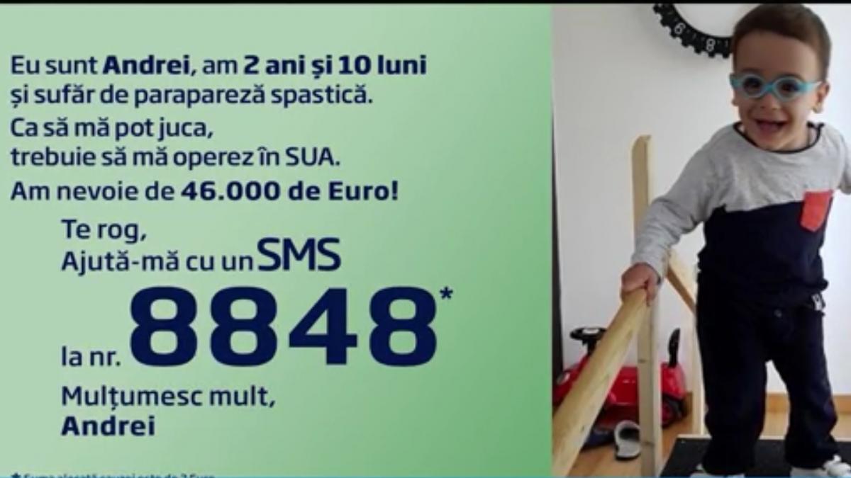 Campania ''Vreau să Ajut''. Un băieţel de aproape trei ani are nevoie de noi