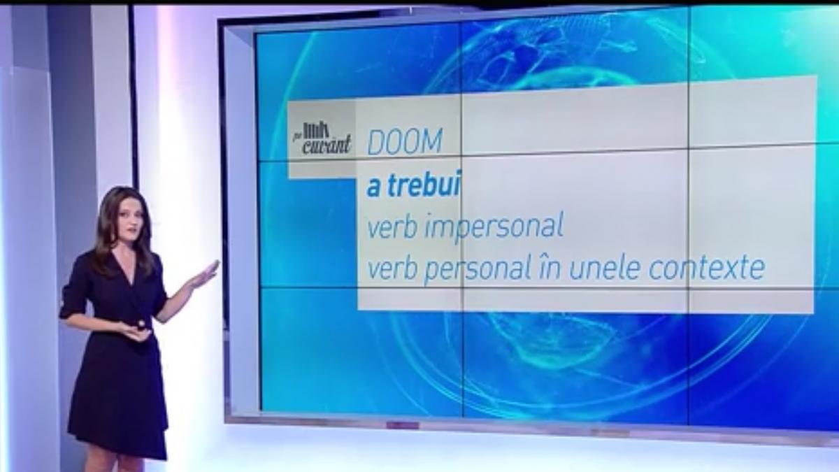 Pe cuvânt, cu Ana Iorga: Conjugarea corectă a verbului ''a trebui''