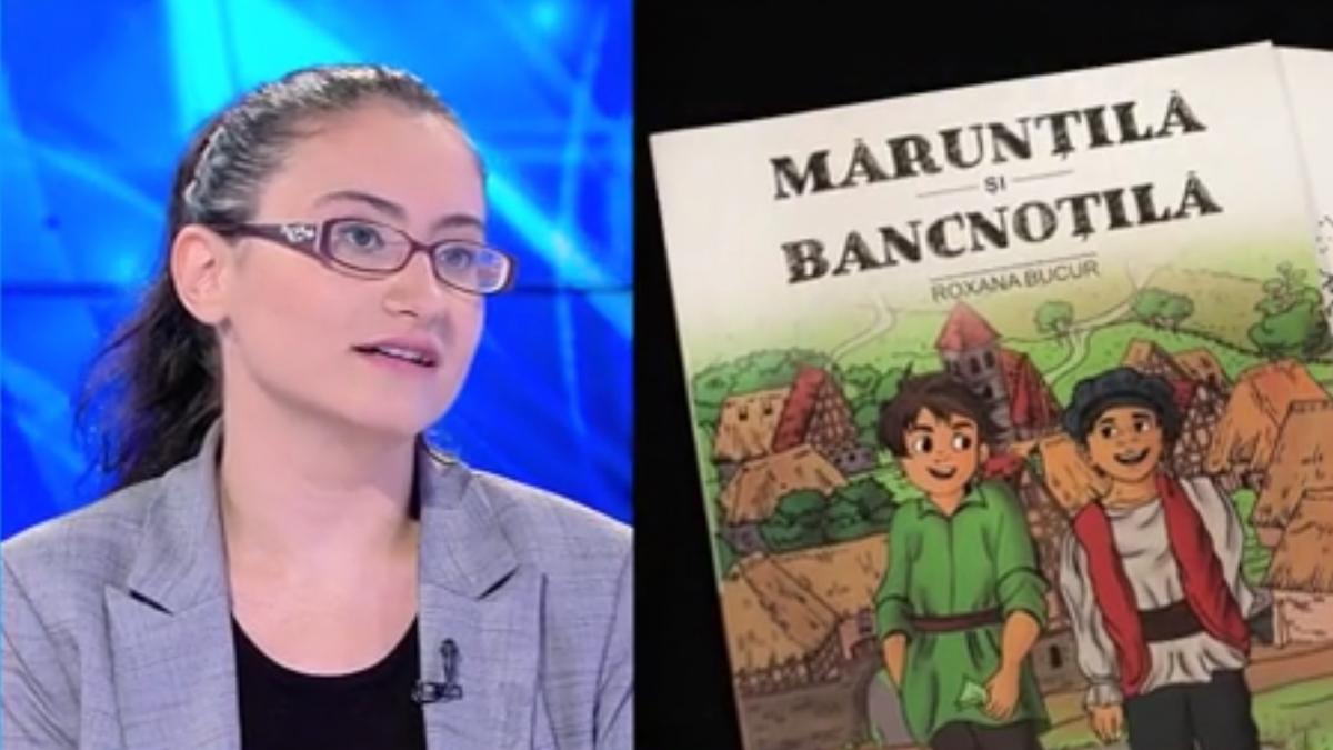 Eroina Zilei. Roxana Bucur îi învaţă pe copii despre bani