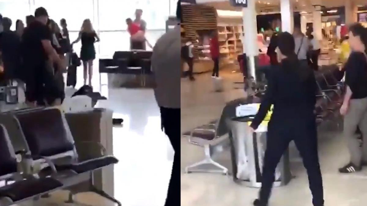 Scandal pe un aeroport din Franța! Doi rapperi celebri s-au luat la bătaie - VIDEO