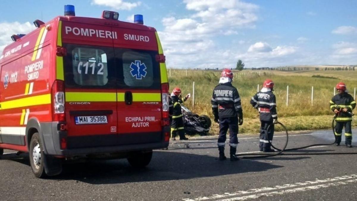 Microbuz cu pasageri, implicat într-un accident în Capitală