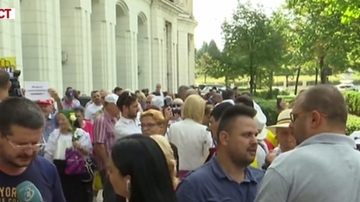 Miting pentru susținerea Jandarmeriei