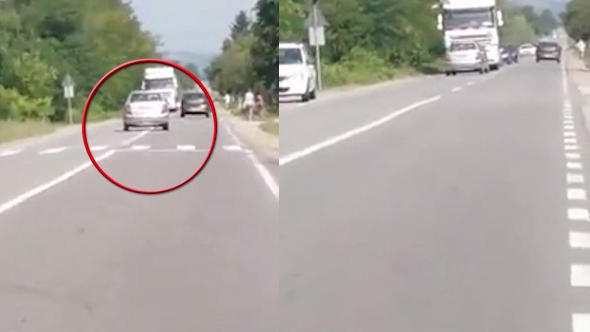 Accident mortal în Argeș! Momentul impactului a fost surprins de un șofer - VIDEO