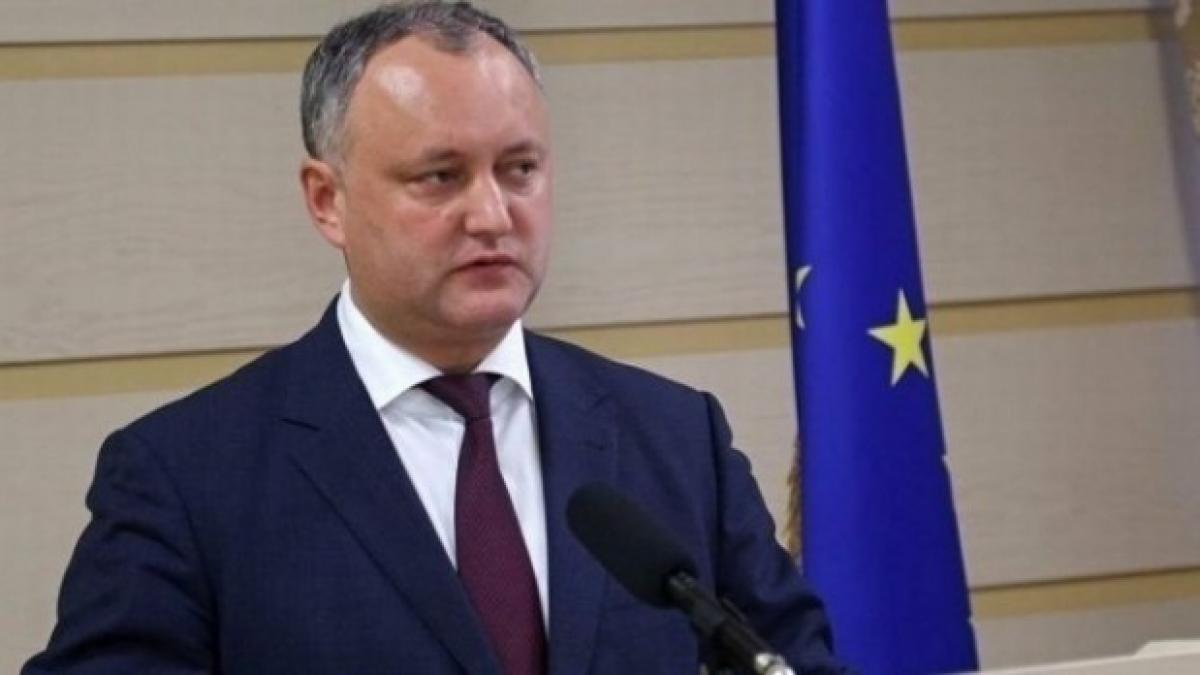 Preşedintele Republicii Moldova, Igor Dodon, vrea referendum cu privire la Transnistria 