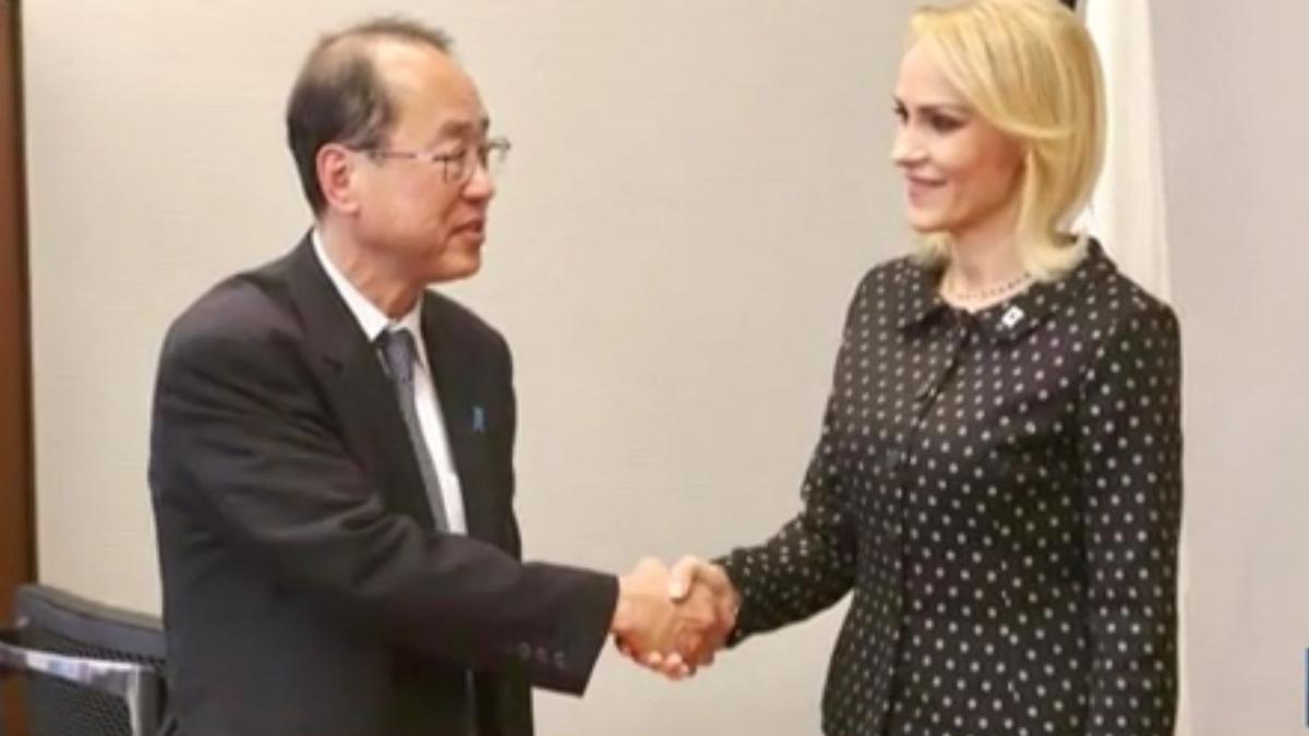 Imagini de la Tokyo cu Gabriela Firea. A anunţat că va înfiinţa un centru special pentru bolnavii de cancer - VIDEO