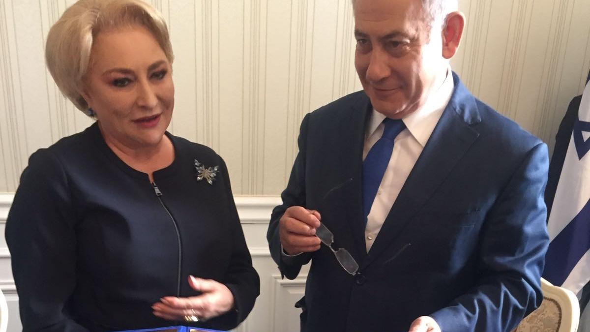 Ce a discutat Viorica Dăncilă cu premierul israelian Benjamin Netanyahu