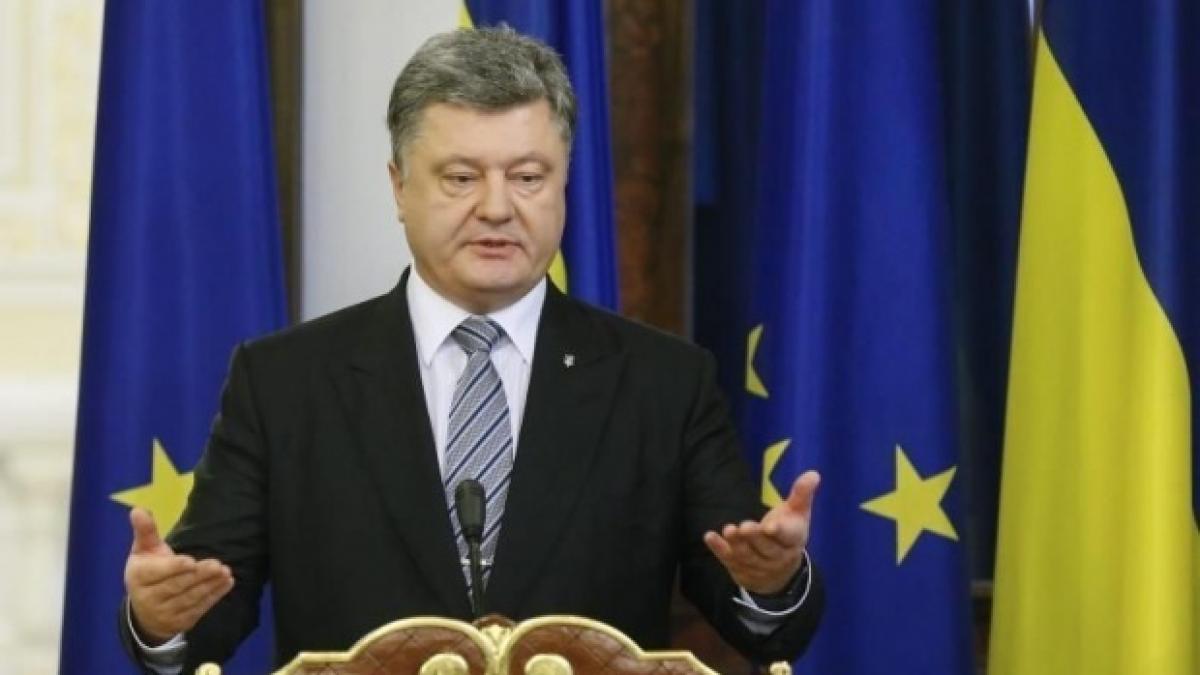 Președintele Poroşenko cere intervenţia statelor NATO, în conflictul cu Rusia