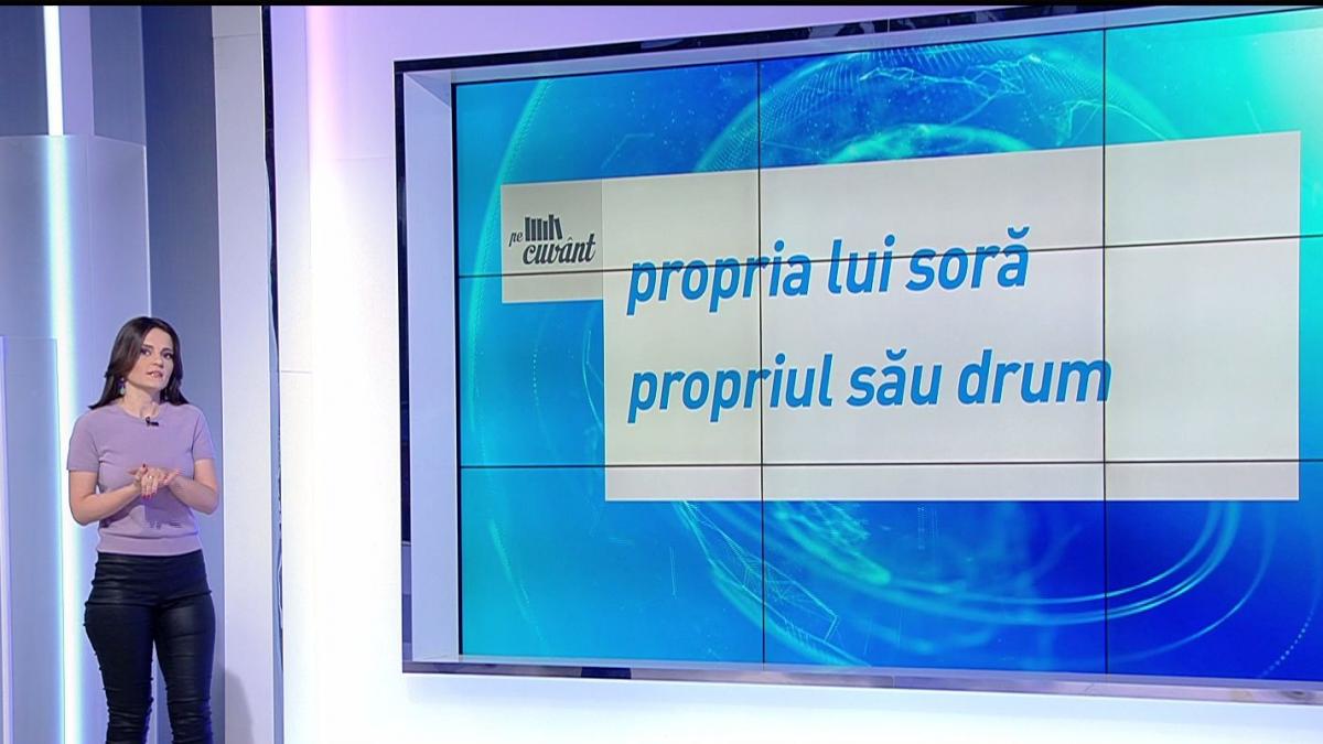 Pe cuvânt, cu Ana Iorga. În ce contexte folosim corect adjectivul „propriu''