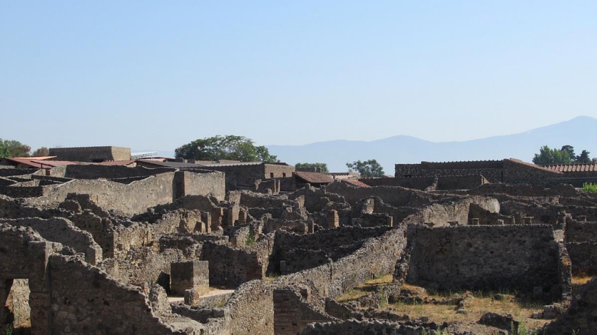 Arheologii au descoperit rămăsițele unui cal din Pompeii care încă purta un ham, de pe vremea când a erupt vulcanul FOTO