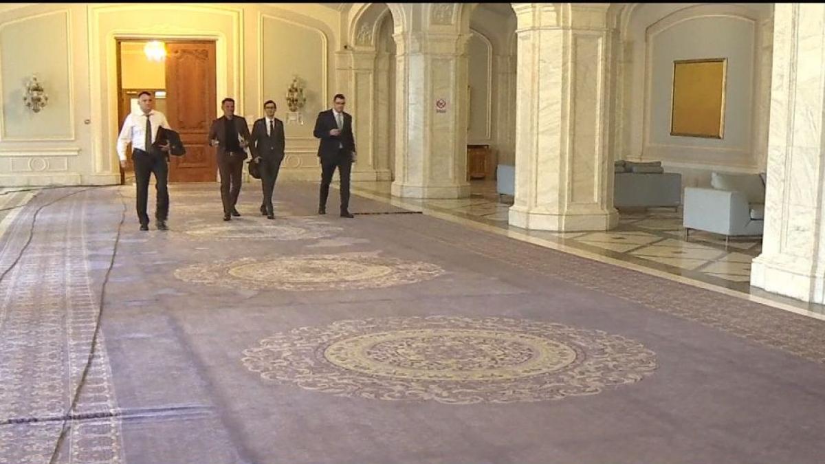 Aleşii vor să salveze covoarele Palatului Parlamentului şi cer măsuri speciale