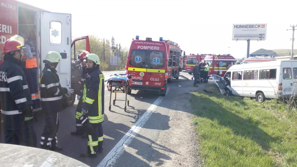 Noi informații despre accidentul grav din Cluj. Șoferul ar fi adormit la volan