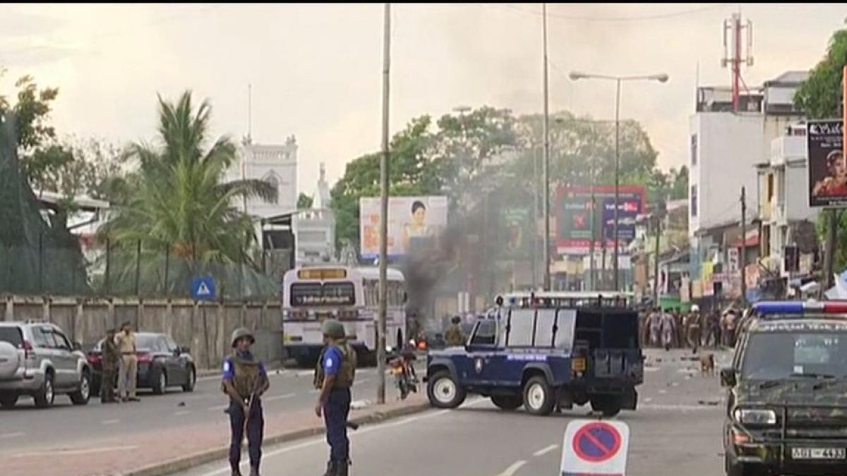 Noi imagini cu momentele atacului din Sri Lanka - VIDEO