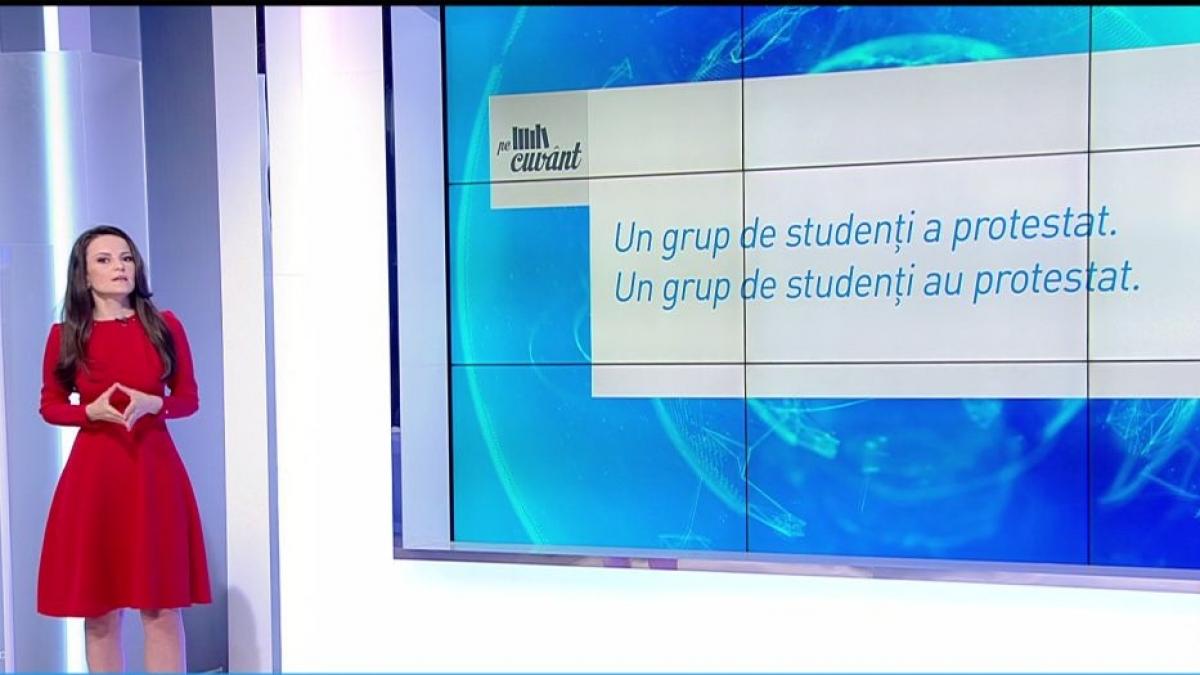 Pe cuvânt, cu Ana Iorga. Acordul subiectului cu predicatul. Ce facem când subiectul nostru este un substantiv colectiv?