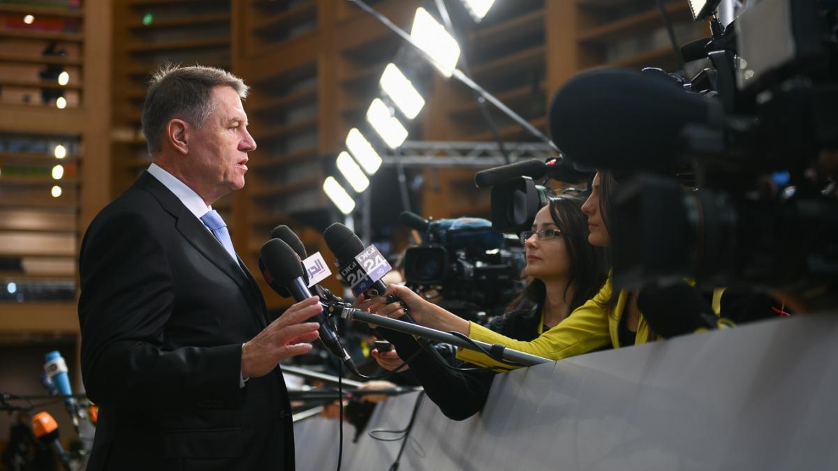 Klaus Iohannis, scut pentru George Maior