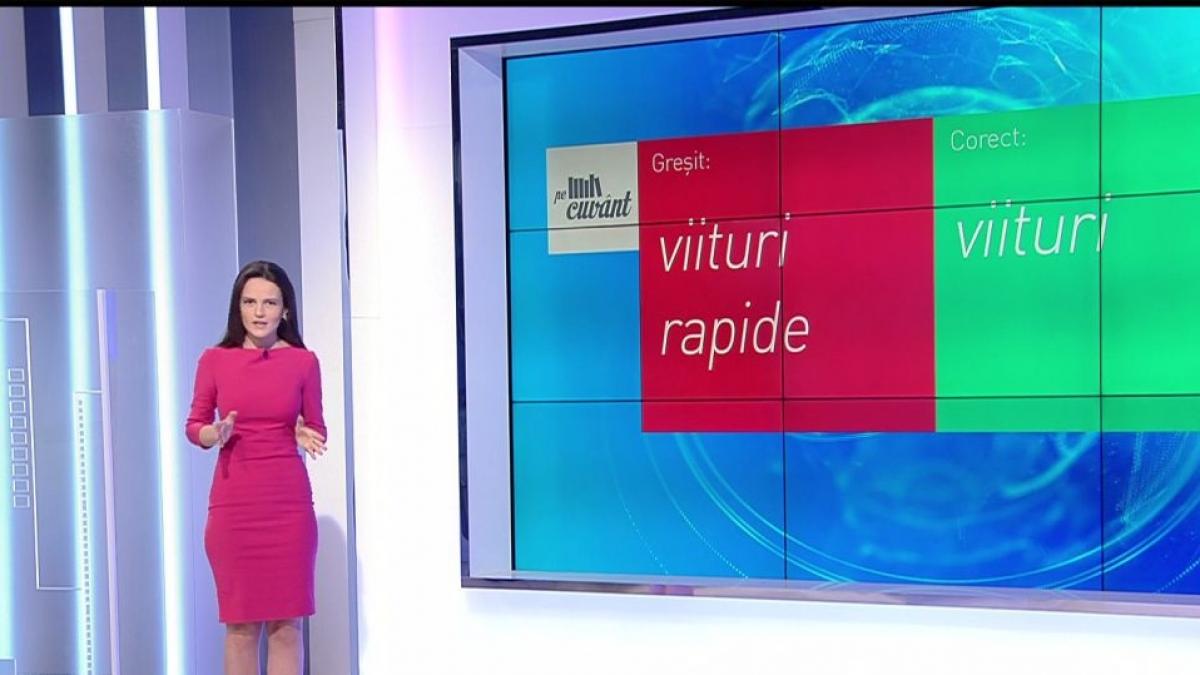 Pe cuvânt, cu Ana Iorga. Greşeli gramaticale semnalate de telespectatori