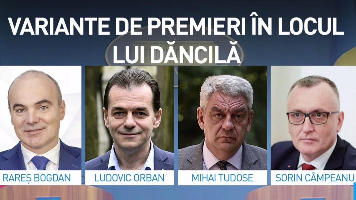 Bătălia premierilor! Cine vrea locul Vioricăi Dăncilă