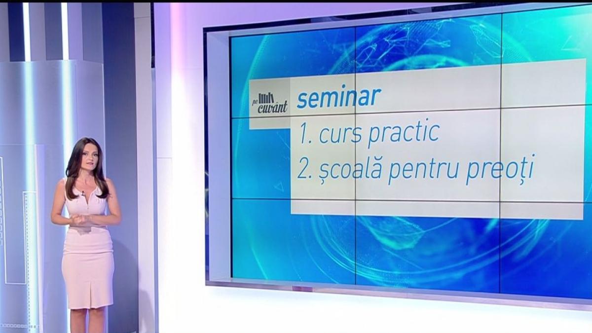 Pe cuvânt, cu Ana Iorga. Care este pluralul cuvântului ''seminar''