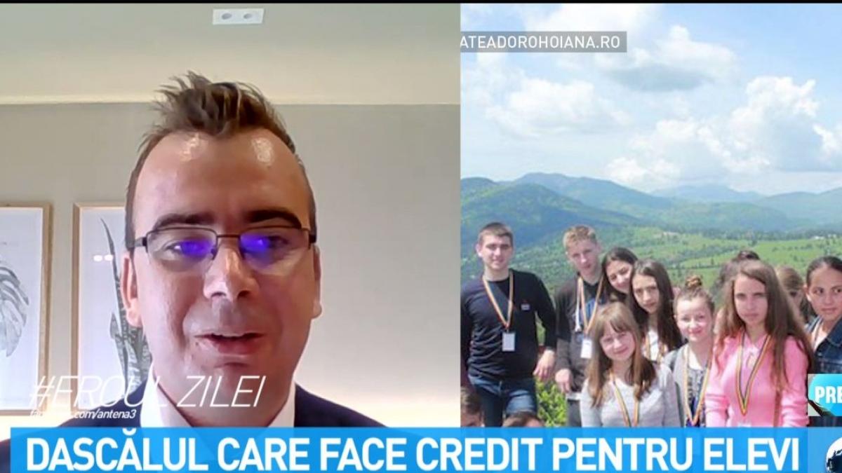 Eroul Zilei. Vasile Postolachi, dascălul care face credit pentru elevi