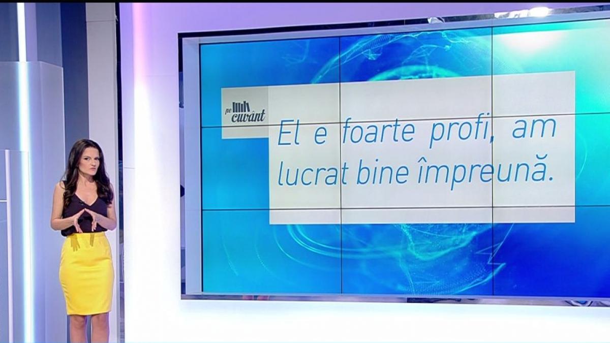 Pe cuvânt, cu Ana Iorga. Când şi cum folosim prescurtarea cuvântului profesionist