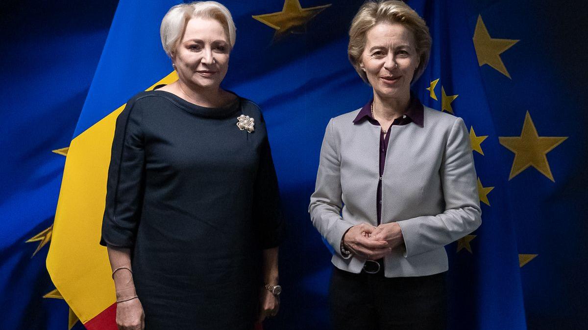 Ursula von der Leyen îi cere premierului Dăncilă înlocuirea rapidă a Rovanei Plumb, pentru postul de comisar european