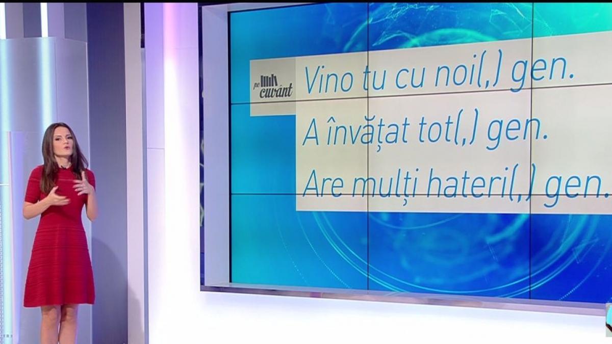 Pe cuvânt, cu Ana Iorga. Cum să eliminăm ticul verbal ''gen''