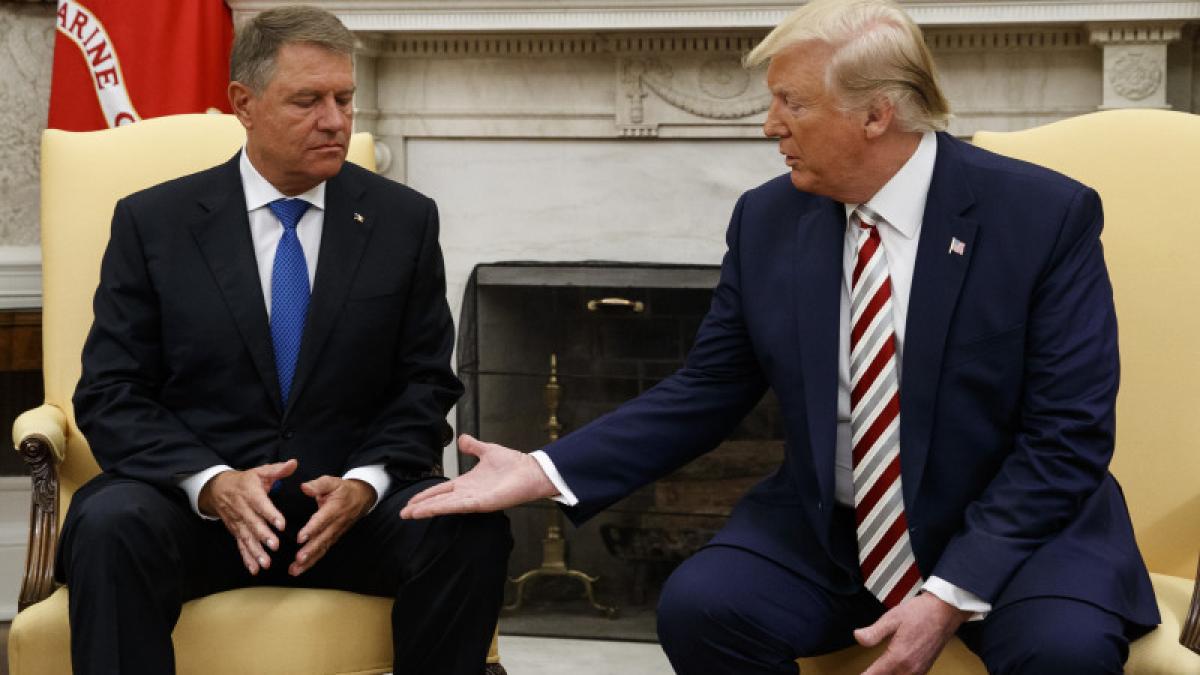 Preşedintele Iohannis, discuţie cu Donald Trump Palatul Buckingham 