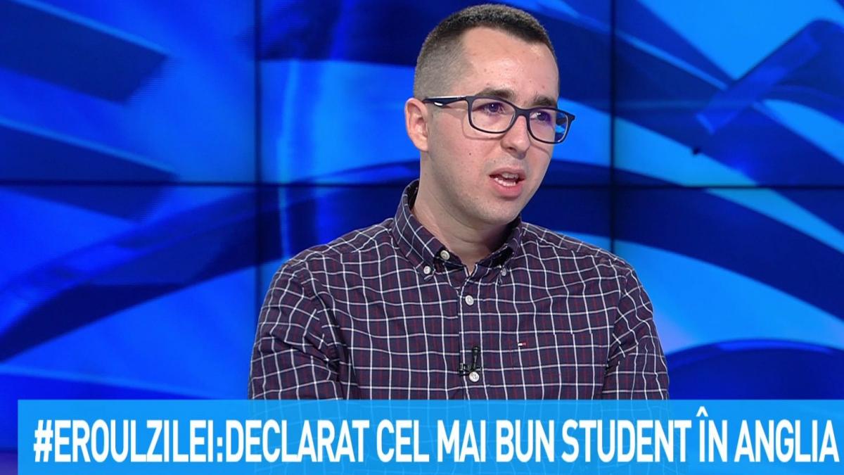 Eroul Zilei. Andrei Mărgeloiu, declarat cel mai bun student în Anglia