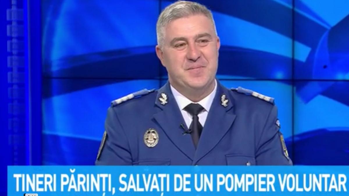 Eroul Zilei. Tineri părinți, salvați de Dan Monoranu, un pompier voluntar