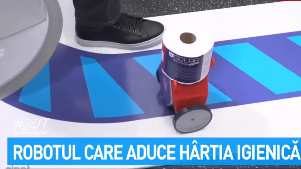 24 IT. Robotul care aduce hârtie igienică și periuța de dinți sub forma unei proteze 