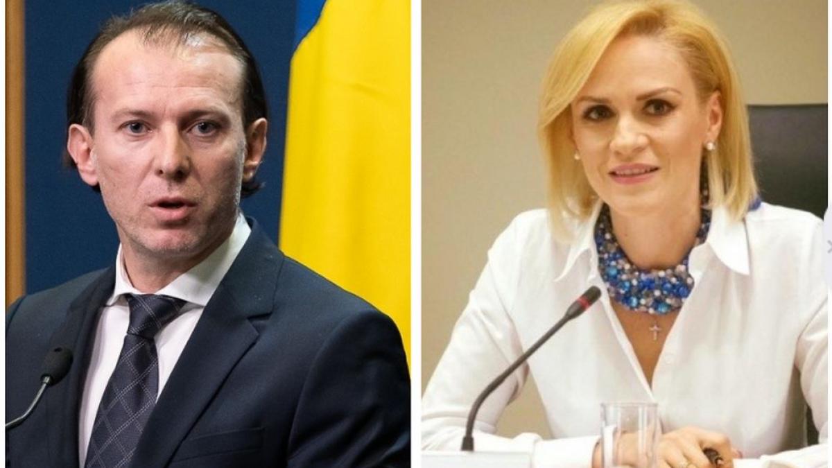 Gabriela Firea îi răspunde ministrului Cîțu: „Nu mai petreceți, mâncați, beți și stați prin curent și praf, în birourile ministeriale”