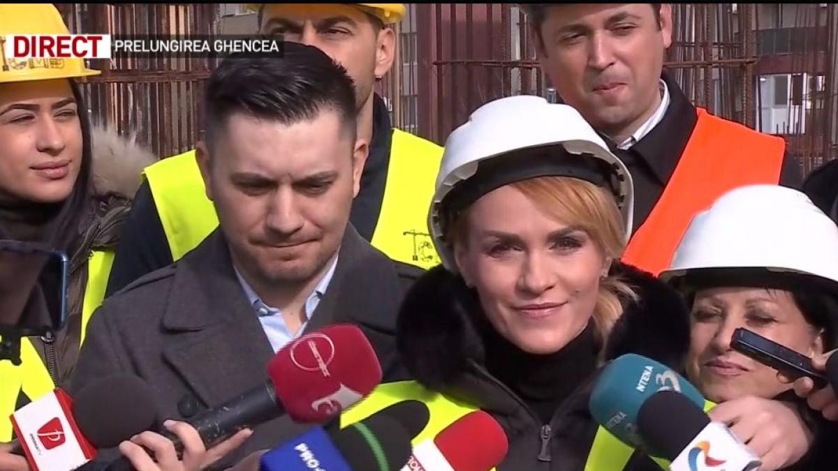 Gabriela Firea, pe şantierul cartierului social din Ghencea. Cum răspunde la atacurile lui Ludovic Orban