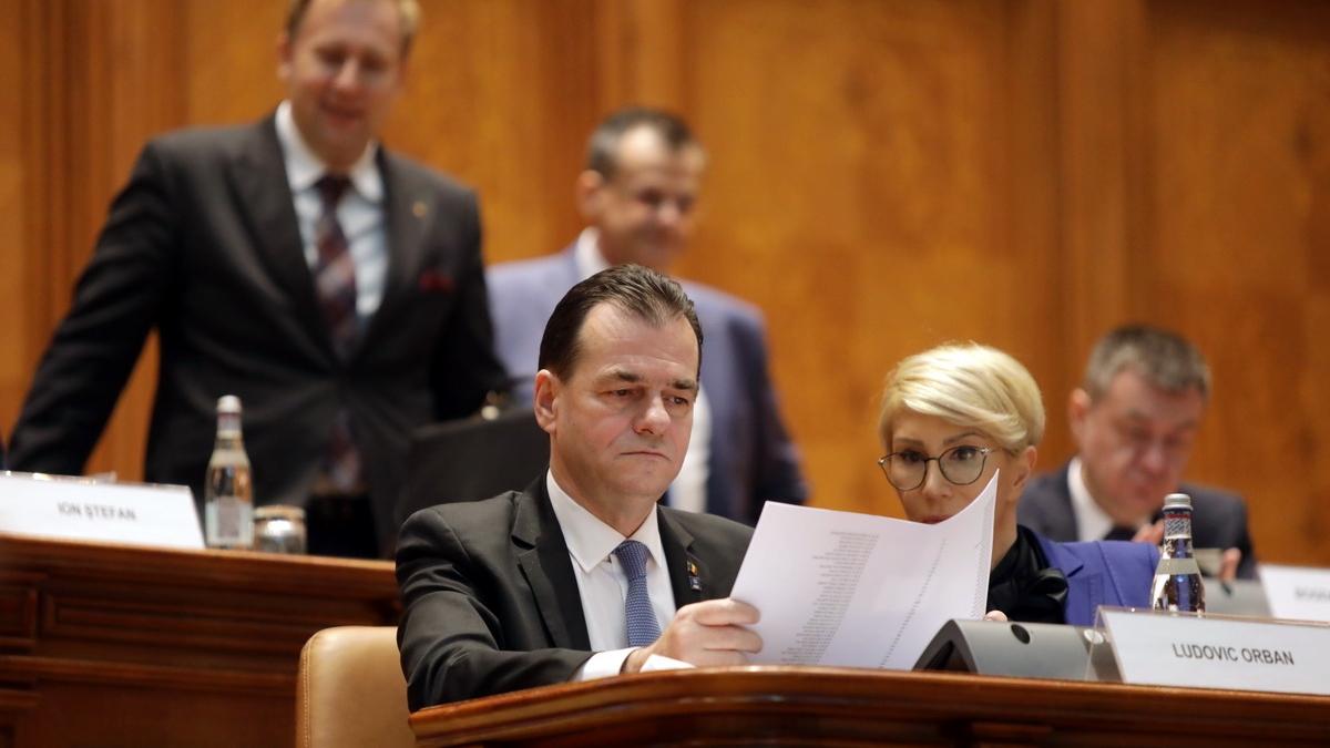 Prima moțiune de cenzură împotriva Guvernului Orban a fost citită în Parlament