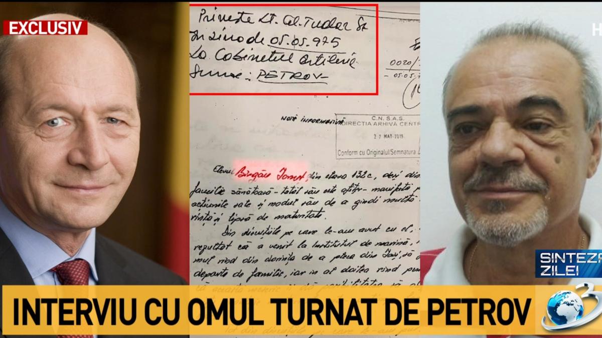 Sinteza Zilei. Interviu cu omul turnat de Petrov