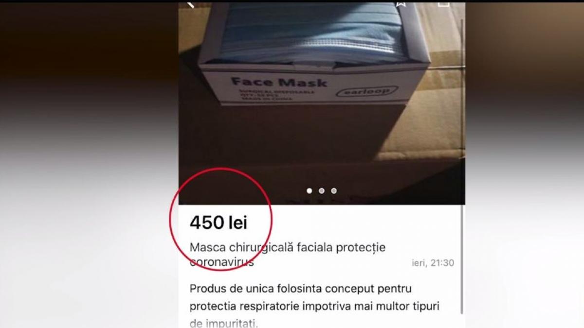 Preţul măştilor a explodat! Înregistrare discuţie cu un vânzător de măşti de pe internet - VIDEO