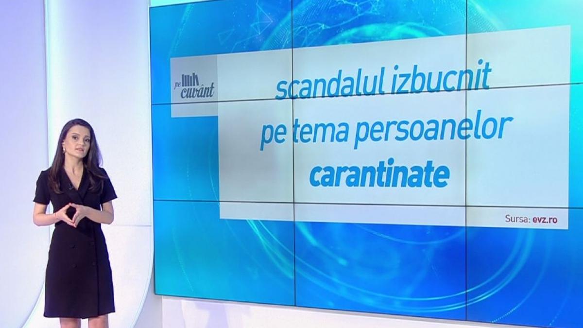 Pe cuvânt, cu Ana Iorga. Contexte şi derivate în care se foloseşte verbul ''a carantina''