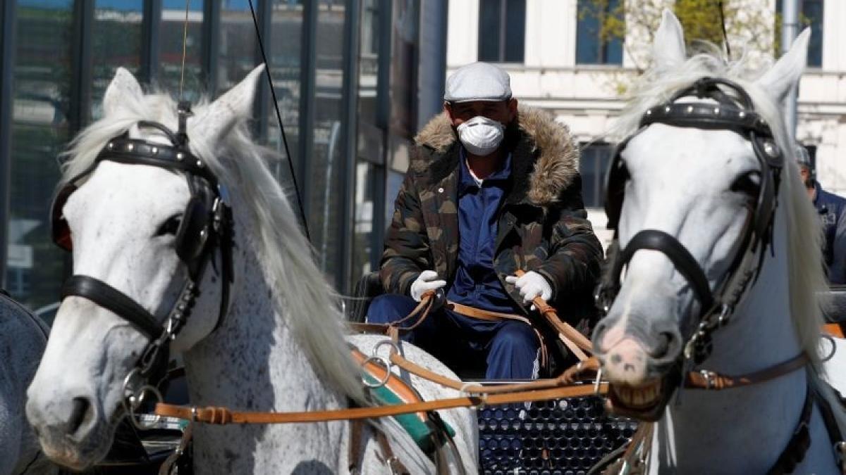 În lipsa turiștilor, trăsurile din Viena livrează mâncare bătrânilor